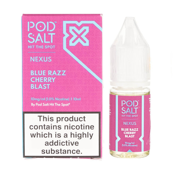Blue Razz Cherry Nic Salt E-Liquid by Pod Salt Nexus