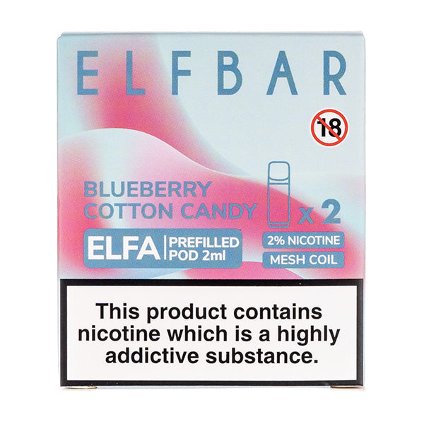 ELF Bar ELFA Prefilled Pods - Blueberry Cotton Candy
