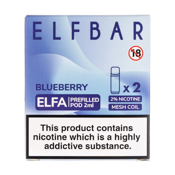 ELF Bar ELFA Prefilled Pods - Blueberry