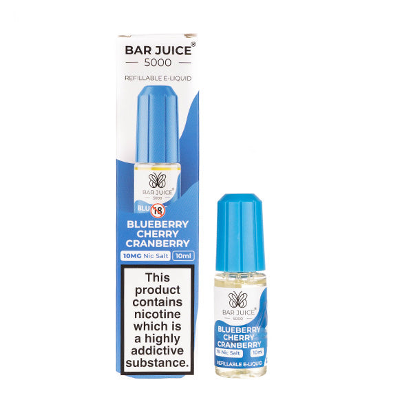 Bar Juice 5000 - Blueberry Cherry Cranberry 10ml (Nic Salt)