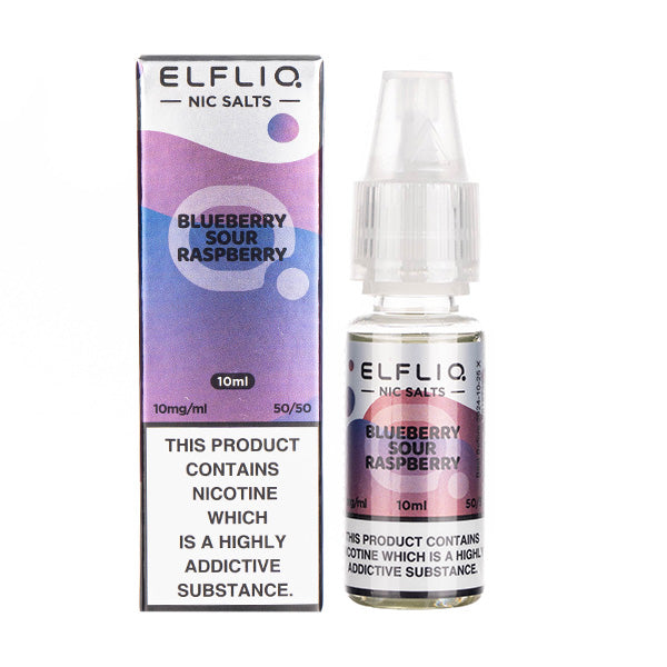 Elf Bar ELFLIQ - Blueberry Sour Raspberry 10ml (Nic Salt)