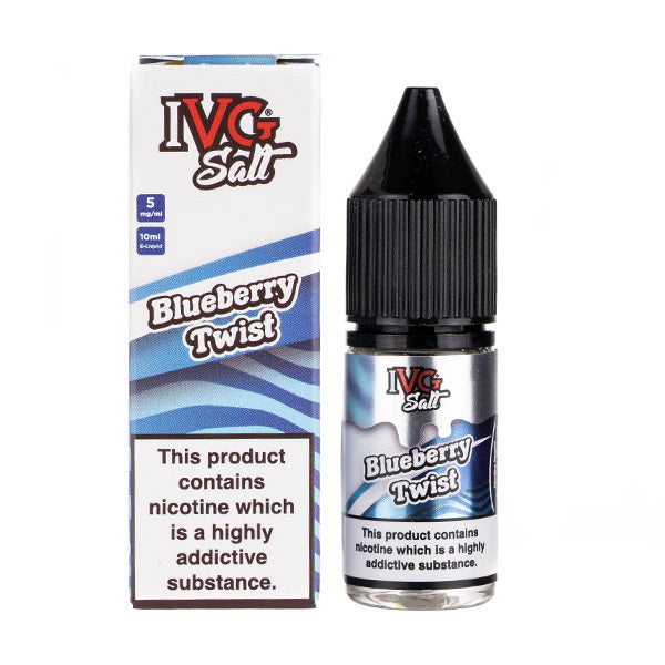 Blueberry Twist Nic Salt E-Liquid by IVG