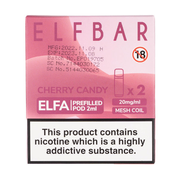 ELF Bar ELFA Prefilled Pods - Cherry Candy