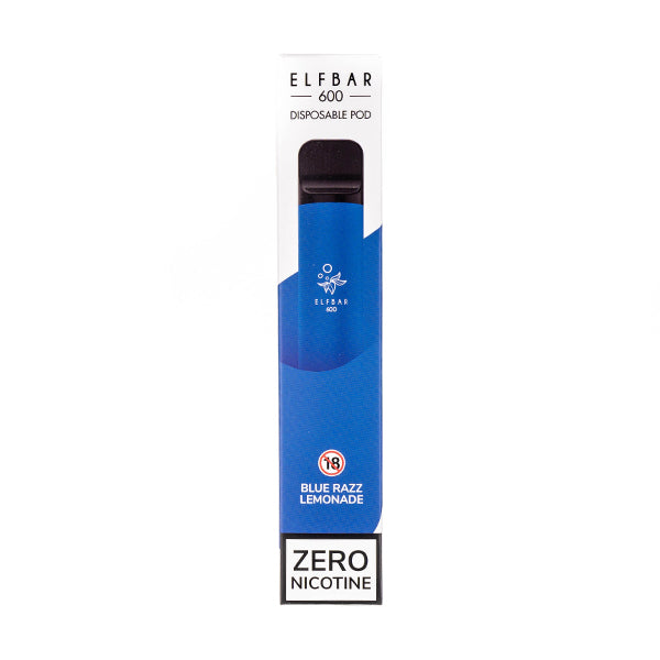Elf Bar 600 Disposable - Blue Razz Lemonade (0mg)