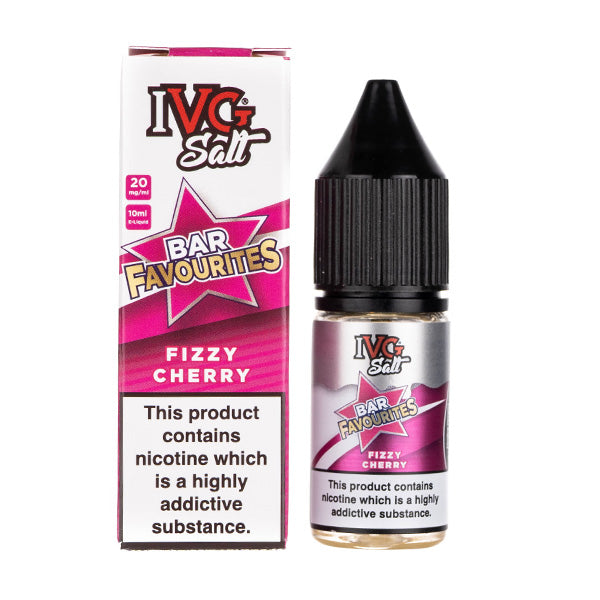 IVG Bar Favourites - Fizzy Cherry 10ml (Nic Salt)