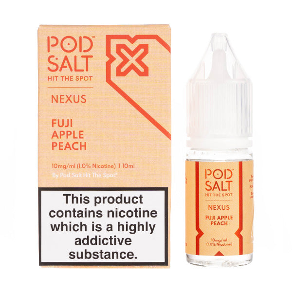 Fuji Apple Peach Nic Salt by Pod Salt Nexus (Bottle & Box)