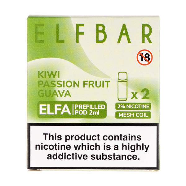 ELF Bar ELFA Prefilled Pods - Kiwi Passion Fruit Guava