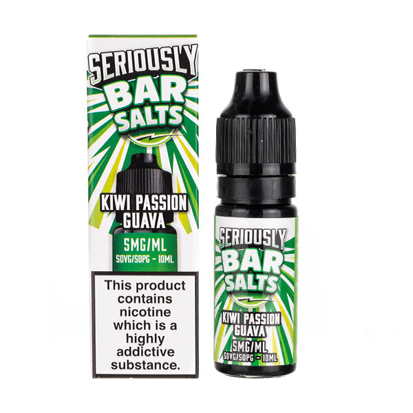 Seriously Bar Salts - Kiwi Passion Guava 10ml (Nic Salt)