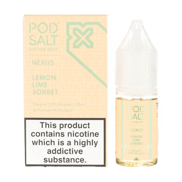 Lemon Lime Sorbet Nic Salt E-Liquid by Pod Salt Nexus