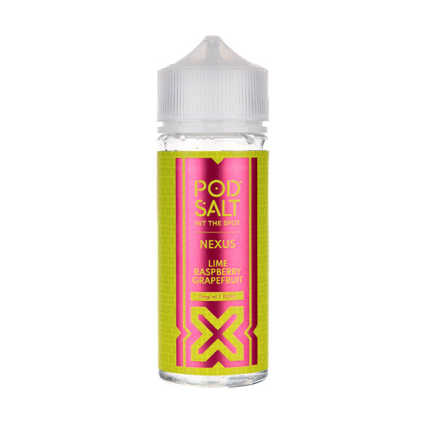 Lime Raspberry Grapefruit 100ml Shortfill E-liquid by Pod Salt Nexus