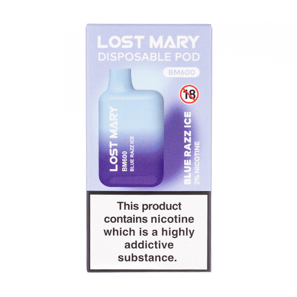 Lost Mary BM600 Disposable - Blue Razz Ice