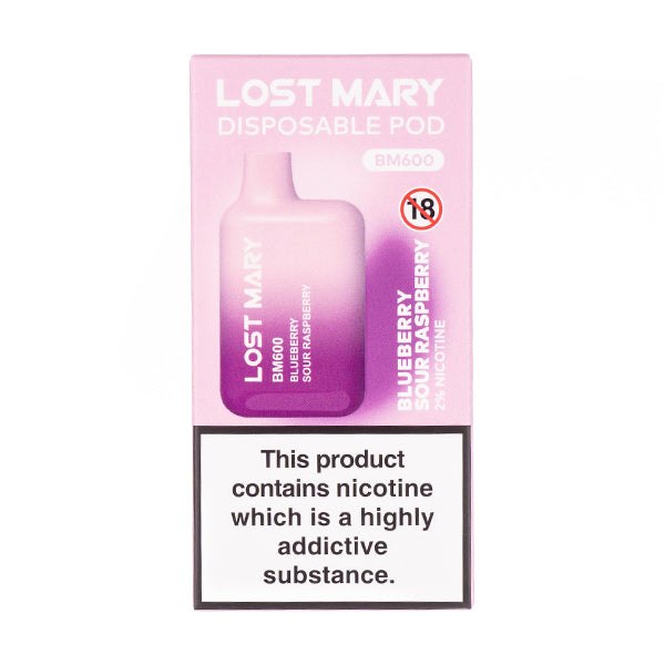 Lost Mary BM600 Disposable - Blueberry Sour Raspberry