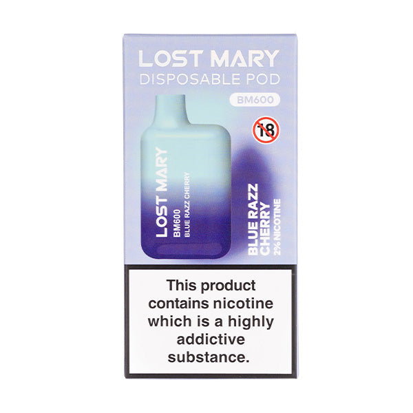 Lost Mary BM600 Disposable - Blue Razz Cherry