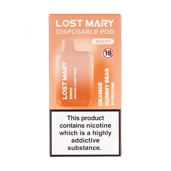 Lost Mary BM600 Disposable - Orange Gummy Bear