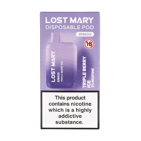 Lost Mary BM600 Disposable - Triple Berry Ice