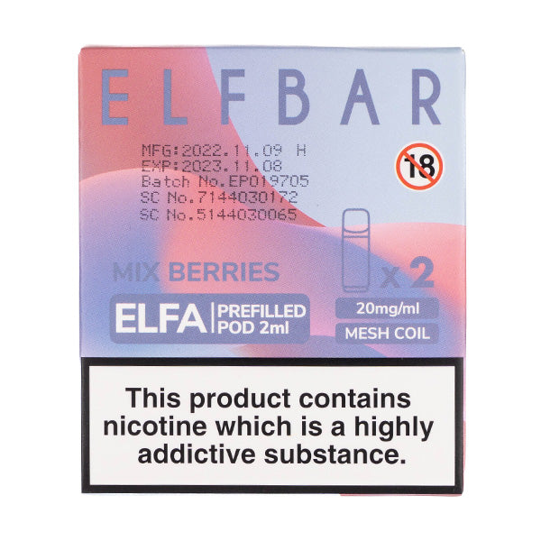ELF Bar ELFA Prefilled Pods - Mixed Berries