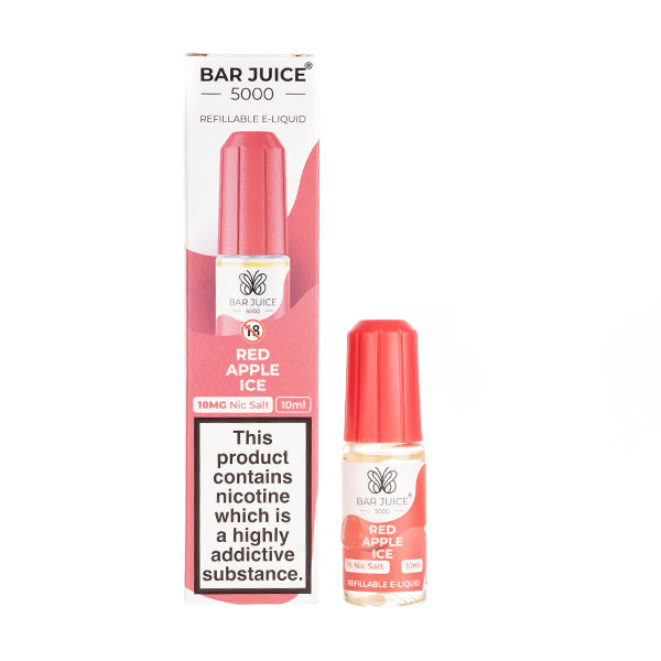 Bar Juice 5000 - Red Apple Ice 10ml (Nic Salt)