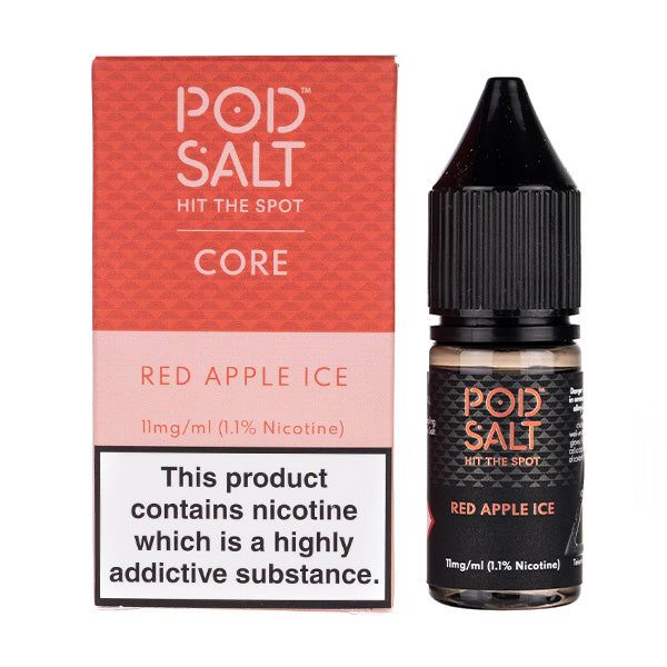 Pod Salt Core - Red Apple Ice 10ml (Nic Salt)