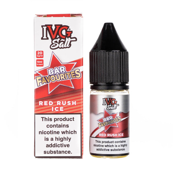 IVG Bar Favourites - Red Rush Ice 10ml (Nic Salt)