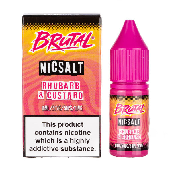 Brutal - Rhubarb Custard 10ml (Nic Salt)