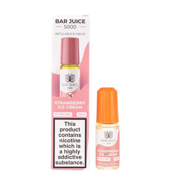 Bar Juice 5000 - Strawberry Ice Cream 10ml (Nic Salt)