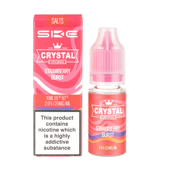 Strawberry Burst Nic Salt E-Liquid by SKE Crystal