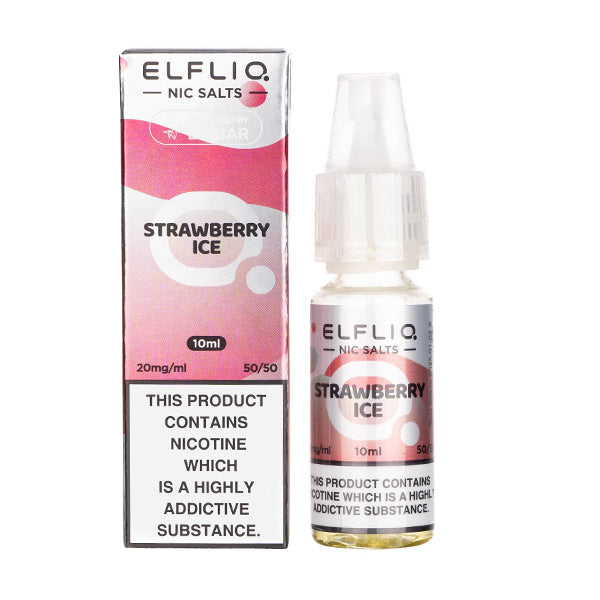 Elf Bar ELFLIQ - Strawberry Ice 10ml (Nic Salt)