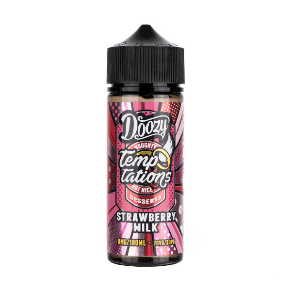 Doozy Temptations - Strawberry Milk 100ml (Shortfill)