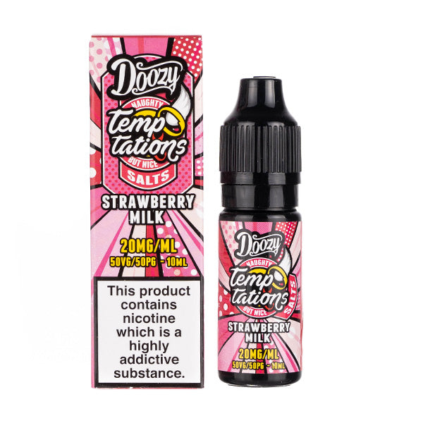 Doozy Temptations - Strawberry Milk 10ml (Nic Salt)