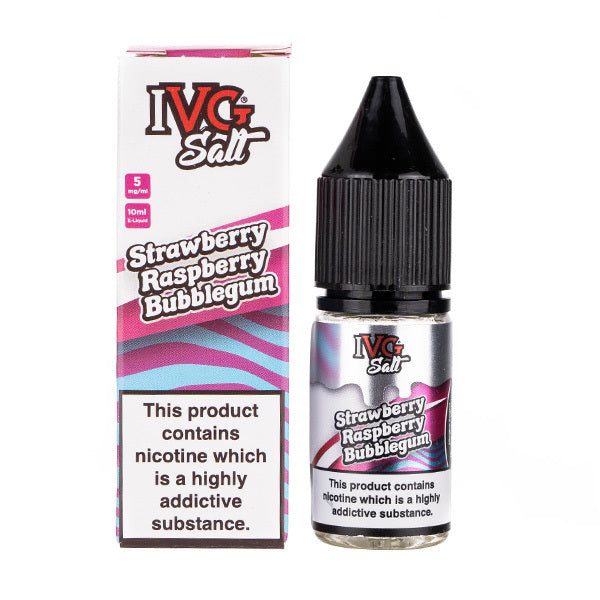 Strawberry Raspberry Bubble Gum Nic Salt E-Liquid by IVG