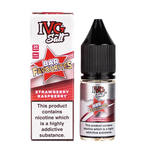 IVG Bar Favourites - Strawberry Raspberry 10ml (Nic Salt)