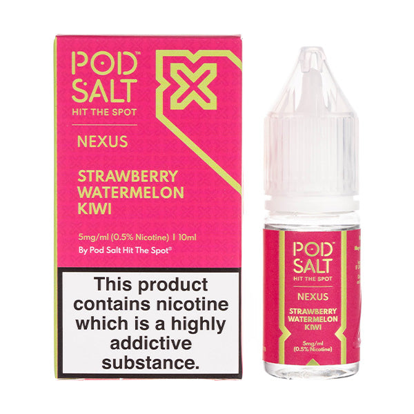 Strawberry Watermelon Kiwi Nic Salt by Pod Salt Nexus (Bottle & Box)
