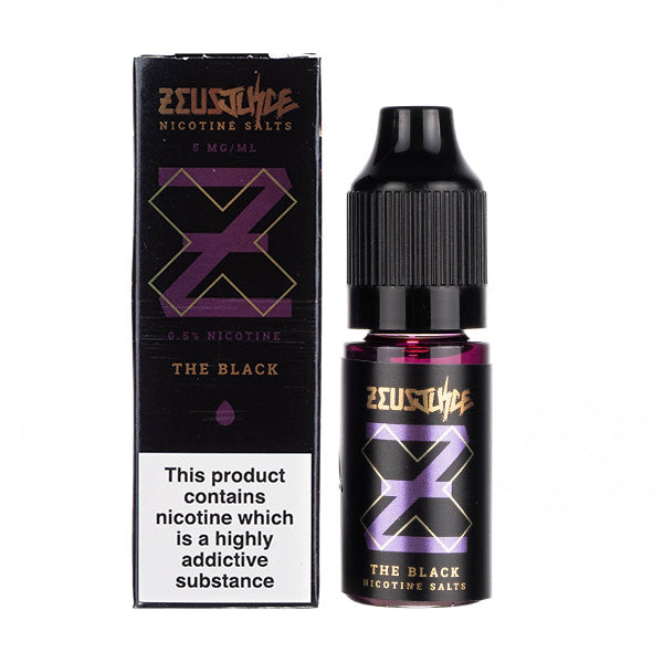 Zeus Juice - The Black 10ml (Nic Salt)