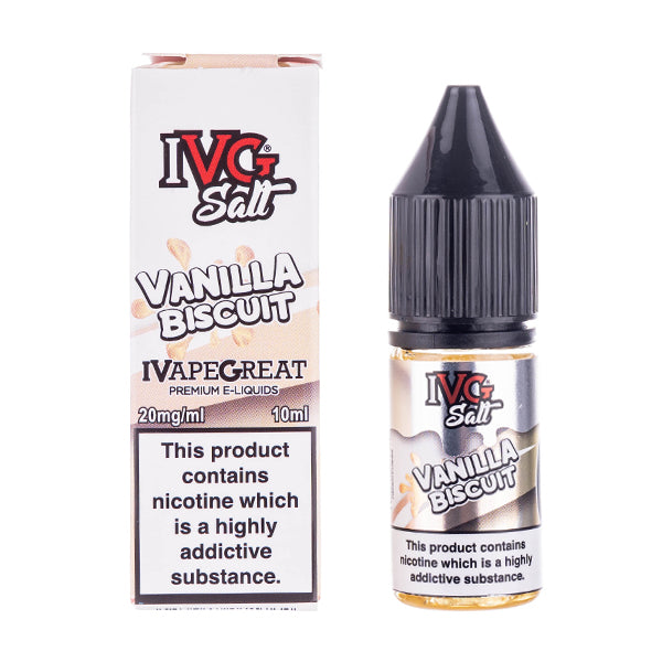 IVG Salts -  Vanilla Biscuit 10ml (Nic Salt)