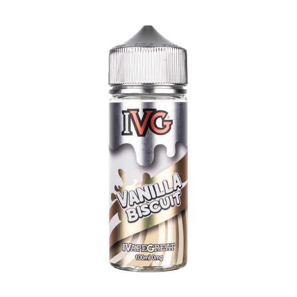 IVG 100ml Shortfill E-liquid - Vanilla Biscuit