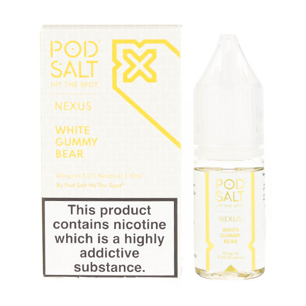 White Gummy Bear Nic Salt E-Liquid by Pod Salt Nexus