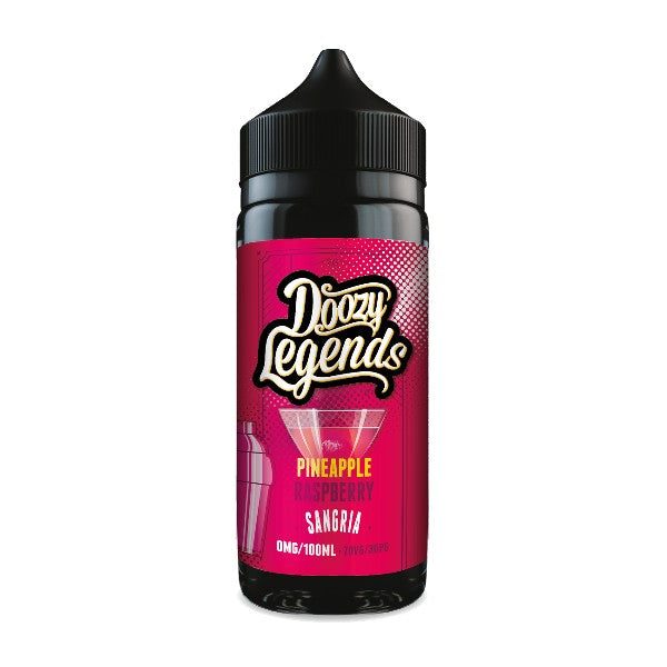 Doozy Legends Cocktails - Pineapple Raspberry Sangria 100ml (Shortfill)