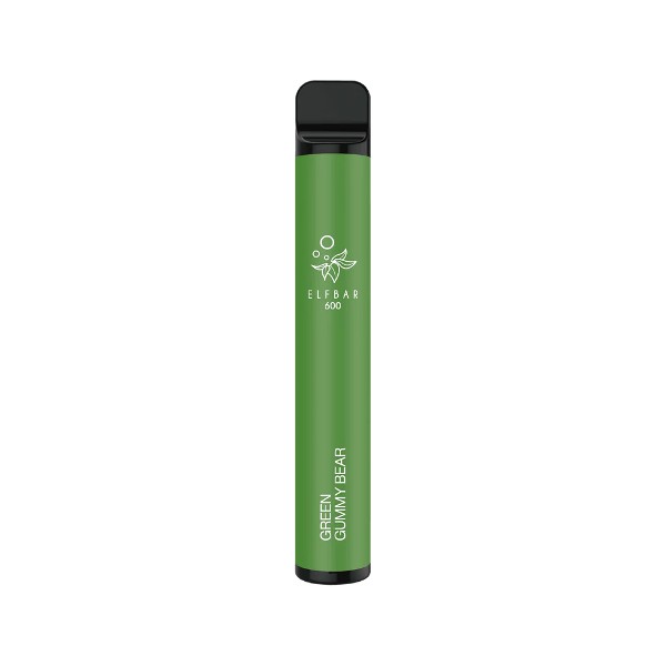 Elf Bar 600 Disposable - Green Gummy Bear (20mg)