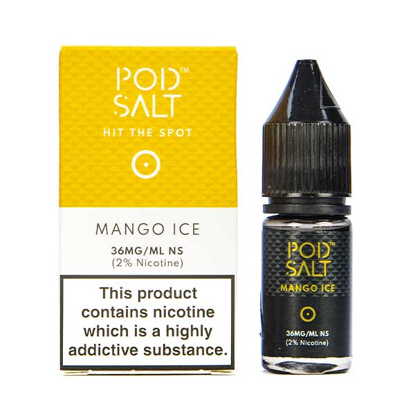 Mango Ice Nic Salt E-Liquid by Pod Salt